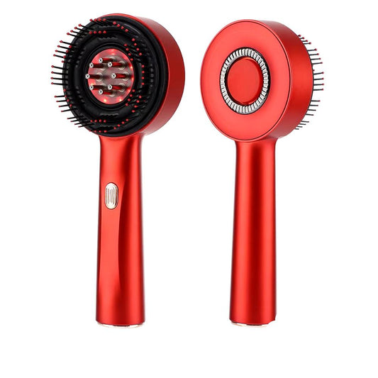 Electric Massage Comb Vibration Red Light Therapy Hair Growth Massage Scalp Brush anti Hair Loss Liquid Oil Applicator