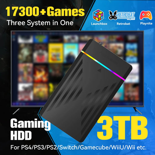 3TB Portable Gaming Station