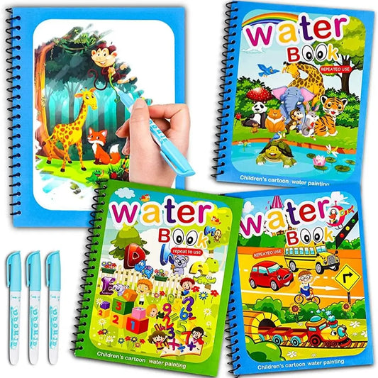 Water Coloring Book Reusable