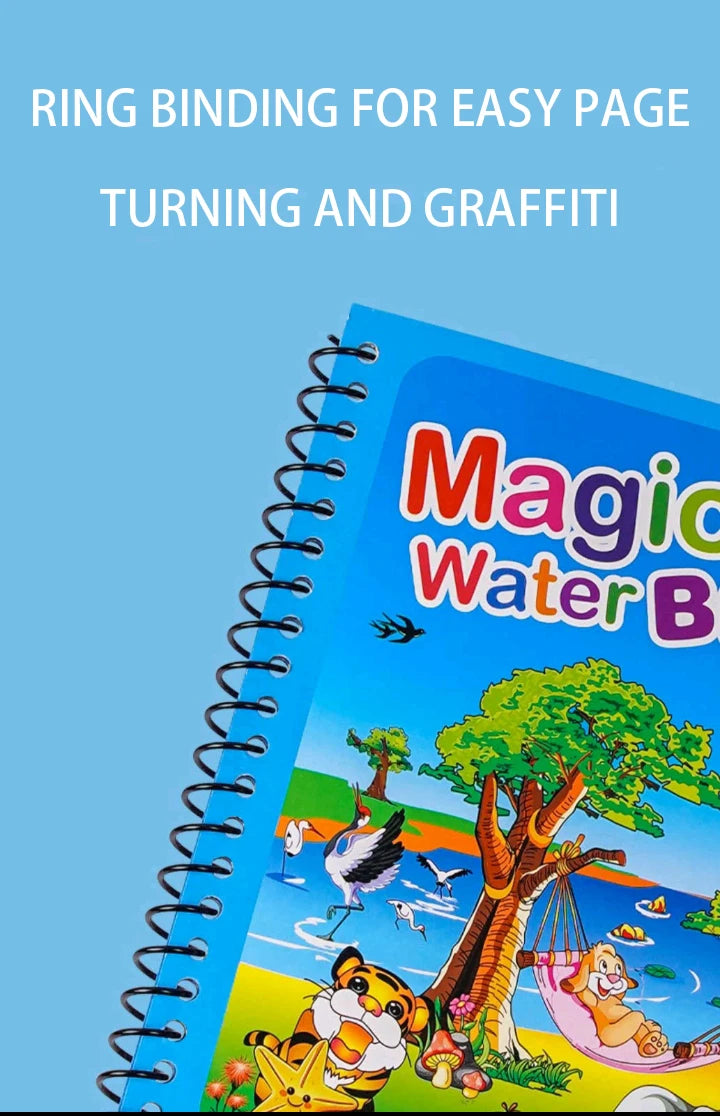 Water Coloring Book Reusable